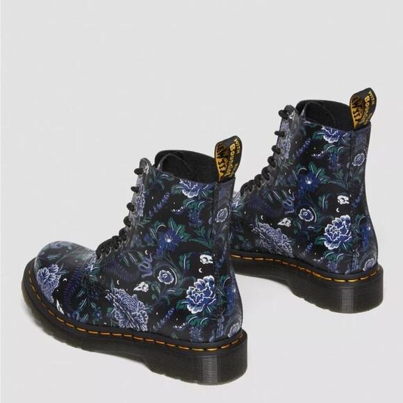 Dr. Martens 1460 PASCAL WOMEN'S MYSTIC FLORAL LACE UP BOOTS - Picture 4 of 16